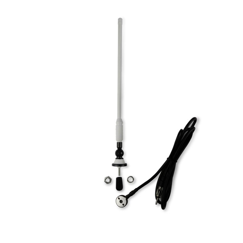 Herdio Waterproof Marine Antenna Rubber Duck Dipole Flexible Mast FM AM Antenna for Boat Radio Car ATV UTV RZR SPA - Image 5